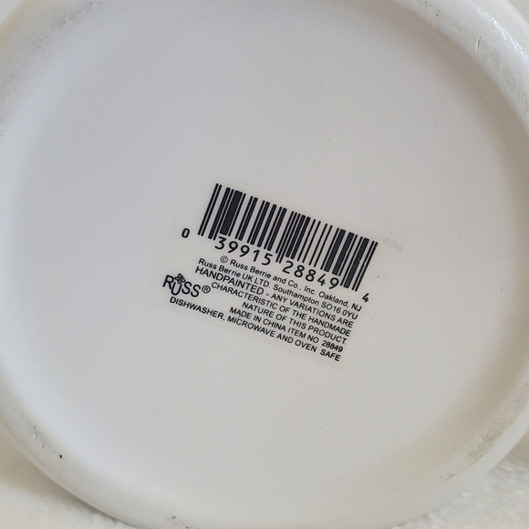 RUSS Glossy White I Love My Godmother Handpainted Coffee Cup Mug 14 Oz - Picture 10 of 10